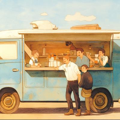 海邊咖啡車：給大人的助眠睡前故事 | 失眠解藥 | 放鬆心靈的床邊故事