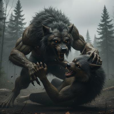 Dogman Territorial Fight in the Adirondack Mountains Dogman Territorial Fight in the Adirondack Mountains