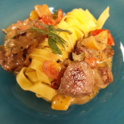 Matpodden - Pasta med lam