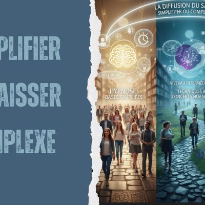 Pank Hypnosophie #1155 : Simplifier ou laisser la complexité dans la diffusion de l'hypnose ?