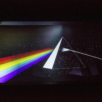Le fameux prisme de "Dark Side Of The Moon", quand la lumière devient couleurs...