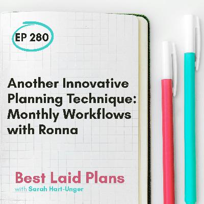Another Innovative Planning Technique: Monthly Workflows with Ronna EP 280 Another Innovative Planning Technique: Monthly Workflows with Ronna EP 280