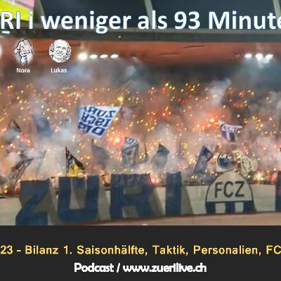 Spielphilosophie und Bilanz 1. Saisonhälfte  -  10/23