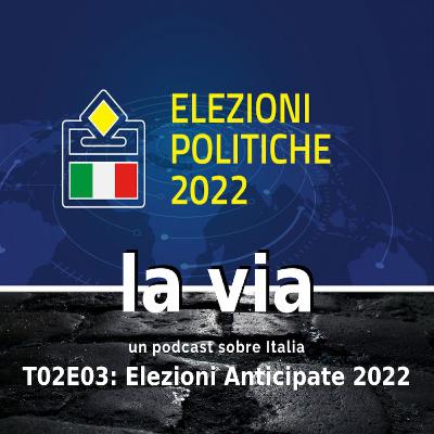 Via Elezioni Anticipate Via Elezioni Anticipate