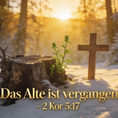 Neujahr 2026: Vergiss die Vorsätze - Gott macht dich neu