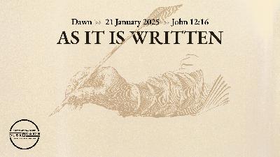 As It Is Written