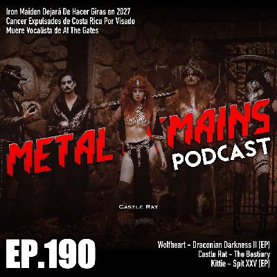 Iron Maiden Anuncia Gira Mundial; Reseñas de Castle Rat, Kittie, Wolfheart [MRP190]