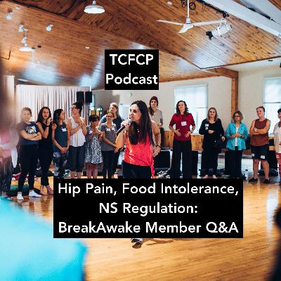 S3 E 114: Hip Pain, Food Intolerance, Fear, Nervous System Regulation and more - BreakAwake Member Q&A
