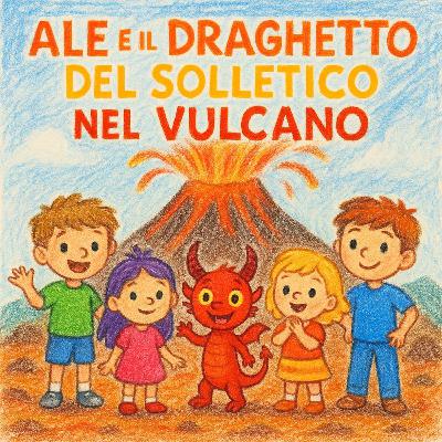 Ale e il Draghetto del Solletico nel Vulcano