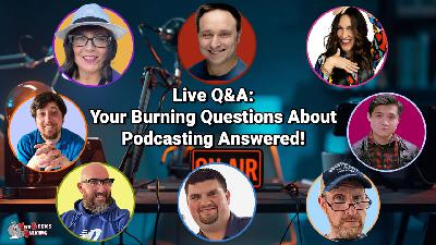 Pod Talk - 8 Questions and Topics answered by 8 Podcast Hosts Pod Talk - 8 Questions and Topics answered by 8 Podcast Hosts