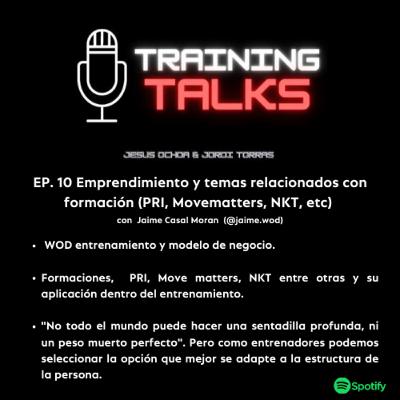 Ep. 10. Respiración y entrenamiento (PRI, Move matters, NKT, etc) con Jaime Casal Moran Ep. 10. Respiración y entrenamiento (PRI, Move matters, NKT, etc) con Jaime Casal Moran