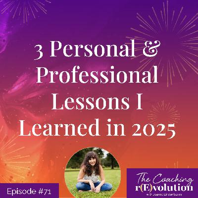 3 Personal & Professional Lessons I Learned in 2025 3 Personal & Professional Lessons I Learned in 2025