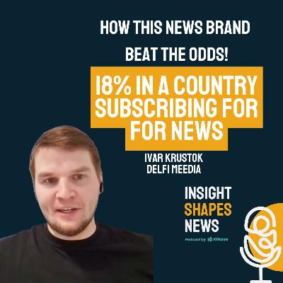 #2 Cracking the Subscription Code for News: How Delfi Meedia Reached 18% Household Penetration In A Country? Ivar Krustok at Delfi Meedia