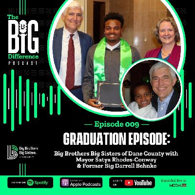 Graduation Episode: Big Brothers Big Sisters of Dane County with Mayor Satya Rhodes-Conway & Former Big Darrell Behnke Graduation Episode: Big Brothers Big Sisters of Dane County with Mayor Satya Rhodes-Conway & Former Big Darrell Behnke
