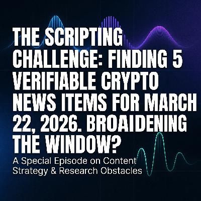Five Fresh Crypto Headlines, No Filler