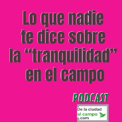 Lo que nadie te dice sobre la “tranquilidad” en el campo