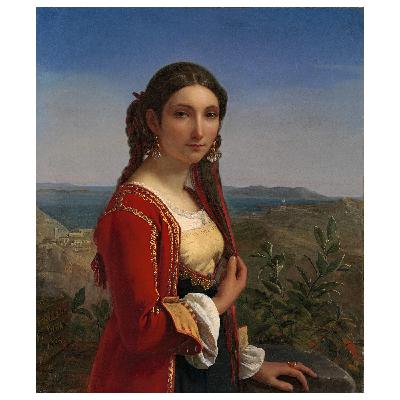 Louis-Léopold Robert, A Girl from Procida, 1822 Louis-Léopold Robert, A Girl from Procida, 1822