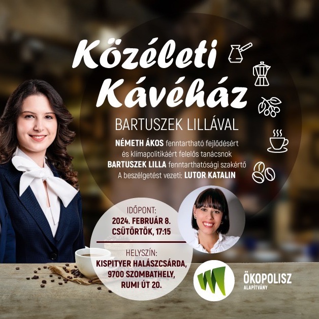 Közéleti Kávéház Bartuszek Lillával