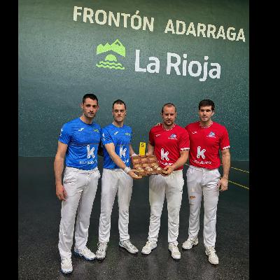 Tertulia pelota con permiso de Laura Pausini y las quejas de Altuna y Ezkurdia esperando rival en la final del Navarra Arena Tertulia pelota con permiso de Laura Pausini y las quejas de Altuna y Ezkurdia esperando rival en la final del Navarra Arena