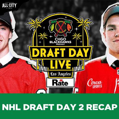 NHL Draft Day 2 RECAP: Blackhawks Draft Anton Frondell...WHAT'S NEXT? | CHGO Blackhawks Podcast