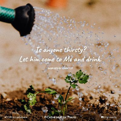 John 3:37- Is Anyone Thirsty? Let Him Come to Me And Drink. John 3:37- Is Anyone Thirsty? Let Him Come to Me And Drink.