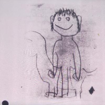 این تصویر کودک درون را یکی از بیماران خانم لوسیا کاپا چیونه کشیده