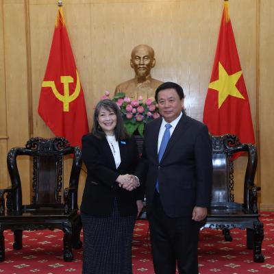 Tin trong nước - Ông Nguyễn Xuân Thắng tiếp Giám đốc UNICEF khu vực Đông Á và Thái Bình Dương và Đại sứ Ấn Độ