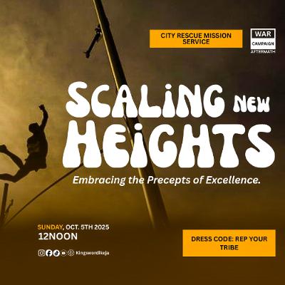SUNDAYS @CAMP DAVID - CRM - SCALING NEW HEIGHTS - 5TH OCT. 2025 SUNDAYS @CAMP DAVID - CRM - SCALING NEW HEIGHTS - 5TH OCT. 2025