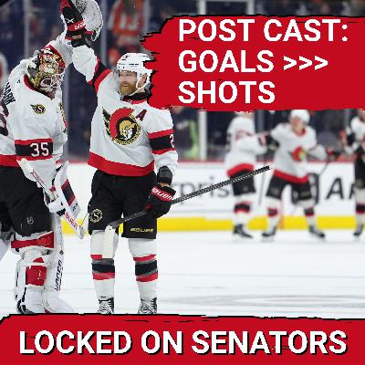 POST CAST: OTTAWA SENATORS GO 25 MINUTES WITHOUT A SHOT, STILL BEAT PHILADELPHIA FLYERS IN OT
