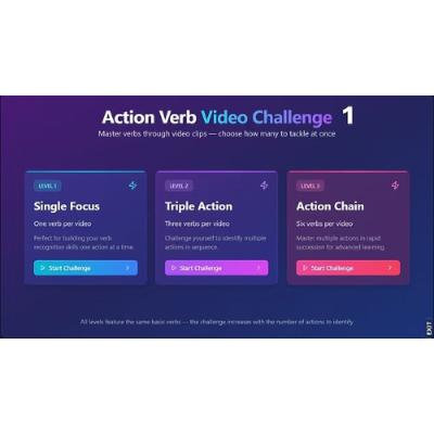 Action Verb Video Challenge