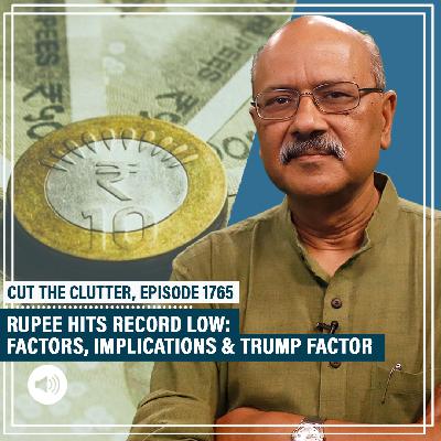 CutTheClutter: Why Indian rupee is falling against weakening dollar as other currencies rise, & Trump tariff factor