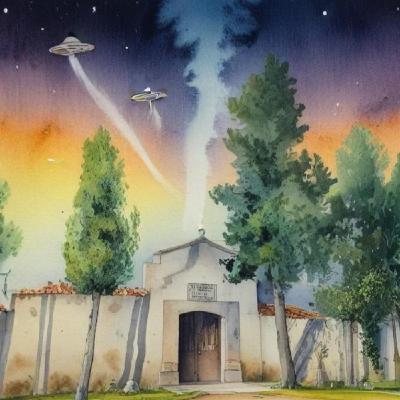 Avistamiento en el cementerio de Alcolecha