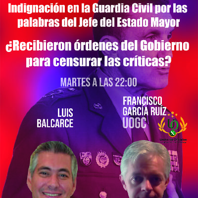 Adelanto para fans:Entrevista al líder de la Unión de Oficiales de la Guardia Civil sobre el no lapsus de su Jefe Adelanto para fans:Entrevista al líder de la Unión de Oficiales de la Guardia Civil sobre el no lapsus de su Jefe