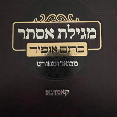 Megillat Esther - L09Y24 - Rabbi of Komarno - lesson 9 - 2024