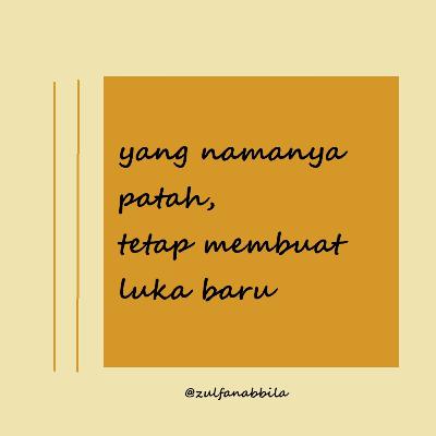 Patah, lagi dan lagi Patah, lagi dan lagi