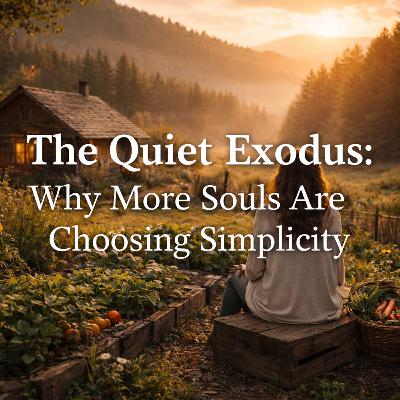 The Quiet Exodus: Why More Souls Are Choosing Simplicity