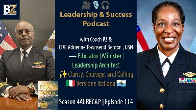 🇮🇹 Versione Italiana 🇸🇲: S4:E114 AI RECAP (VIDEO) con CDR Adrienne Townsend Benton, USN