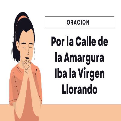 Oración "Por la Calle de la Amargura Iba la Virgen Llorando 🙏🏼 se encontró una señora..."