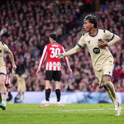 El gol del Athletic Club 0 - 1 FC Barcelona | Lamine Yamal marca pero Joan García sostiene