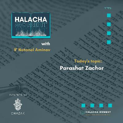 Parashat Zachor - Halacha Moment