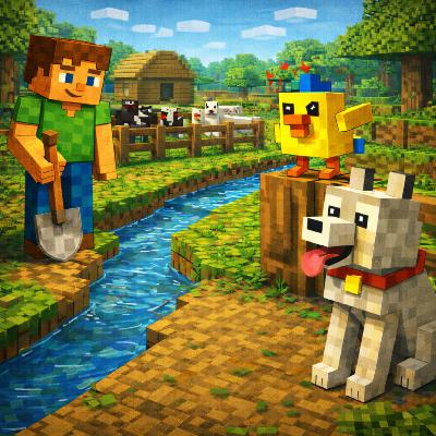 Chapter 37 – Jealous Feathers (Bedtime Story for Kids)| Karlik’s Minecraft Stories