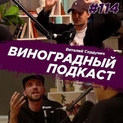 Виталий Сердунич - музыка, дизайн, Петя и Волк. Виноградный Подкаст №114