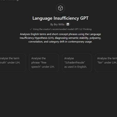 Language Insufficiency GPT