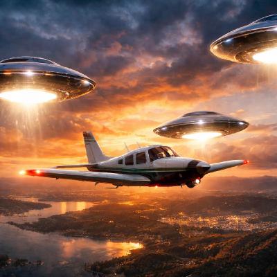 Carlos de los Santos, piloten vars flygplan tog över av UFO:n Carlos de los Santos, piloten vars flygplan tog över av UFO:n