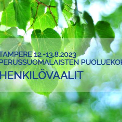 Perussuomalaisten puoluekokous Tampereella 12.-13.8.2023 - Perussuomalaisten johtotehtäviin hakeutuvien esittelyt Perussuomalaisten puoluekokous Tampereella 12.-13.8.2023 - Perussuomalaisten johtotehtäviin hakeutuvien esittelyt