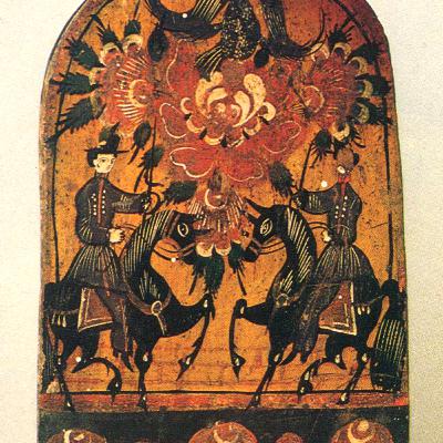 Дмитрий Шабалин. Всадники-охотники забыли об охоте, увидев друг друга Дмитрий Шабалин. Всадники-охотники забыли об охоте, увидев друг друга