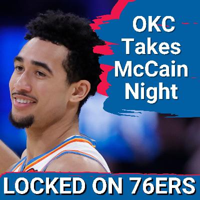 76ERS POSTCAST: Philadelphia 76ers fall to Jared McCain's OKC Thunder, 123-103, VJ scores 35pts