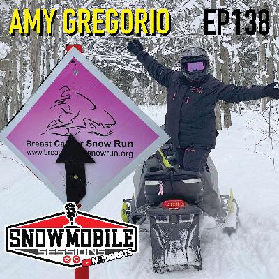 Amy Gregorio | Kelly Shires Snow Run for Breast Cancer | Snowmobile Sessions EP 138