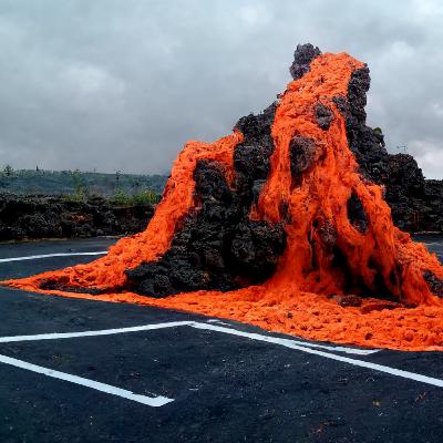 42: Der Behindertenparkplatz ist Lava