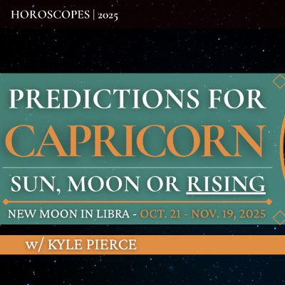 Capricorn Horoscope for the New Moon in Libra, Oct. 21 - Nov. 19, 2025